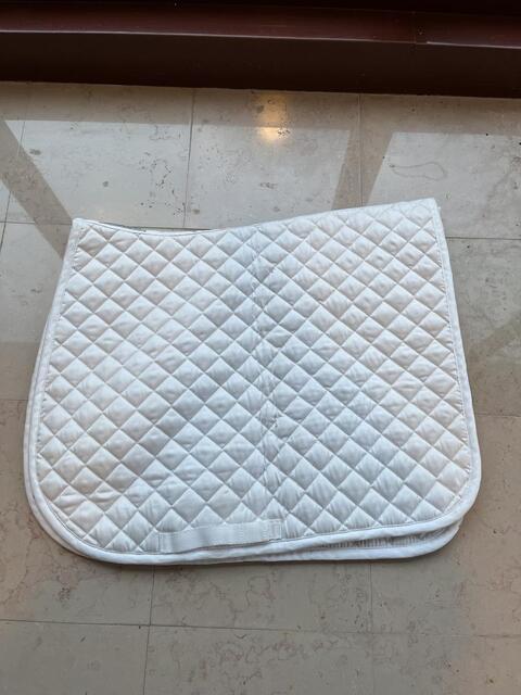 tapis dressage blanc
