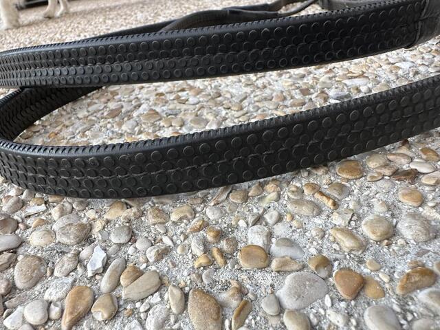 Paire de rênes fouganza en caoutchouc