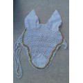 Bonnet blanc liseré doré EQUITHEME