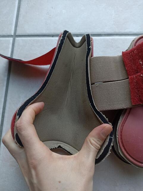 Ensemble guêtres+ tapis rouge