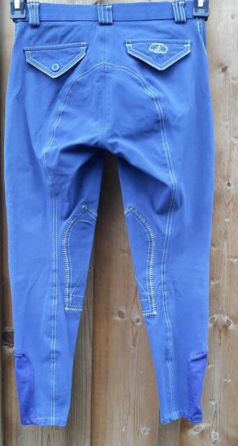 Pantalon fille bleu roi