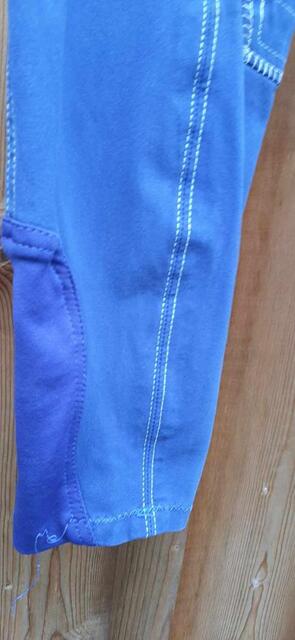 Pantalon fille bleu roi