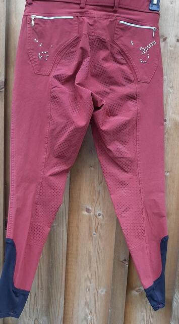 Pantalon équitation rouge