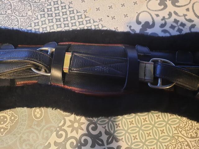 Sangle courte Zaldi cuir 65