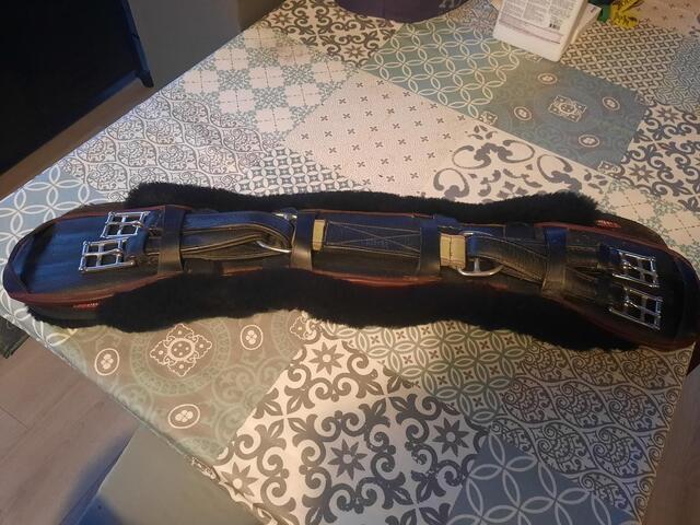 Sangle courte Zaldi cuir 65