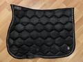 Tapis ju et pa velour noir galon disco noir