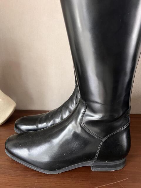 Bottes de dressage cuir noir neuves