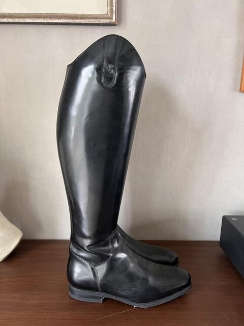 Bottes de dressage cuir noir neuves