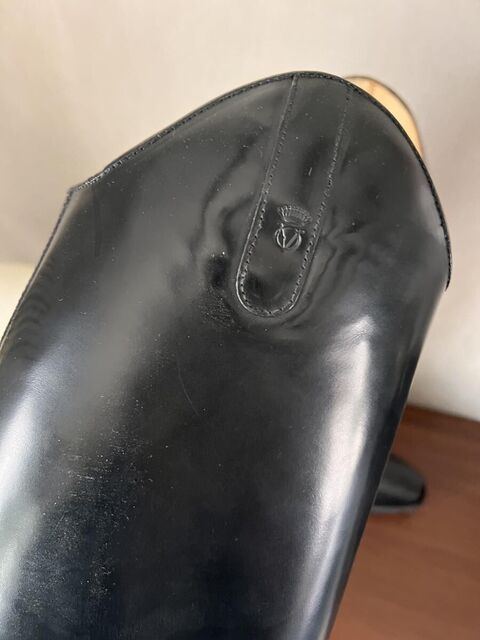 Bottes de dressage cuir noir neuves