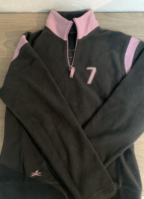 Polaire equi-theme grise et rose