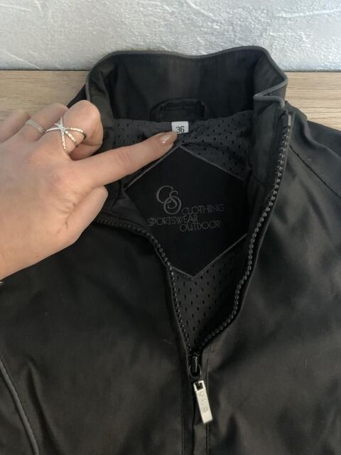 Veste noire de concours CSO