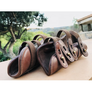 Guêtres cheval en cuir