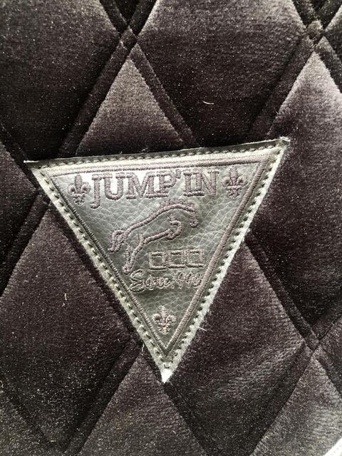 Jump'In Tapis de selle Soft Velours noir