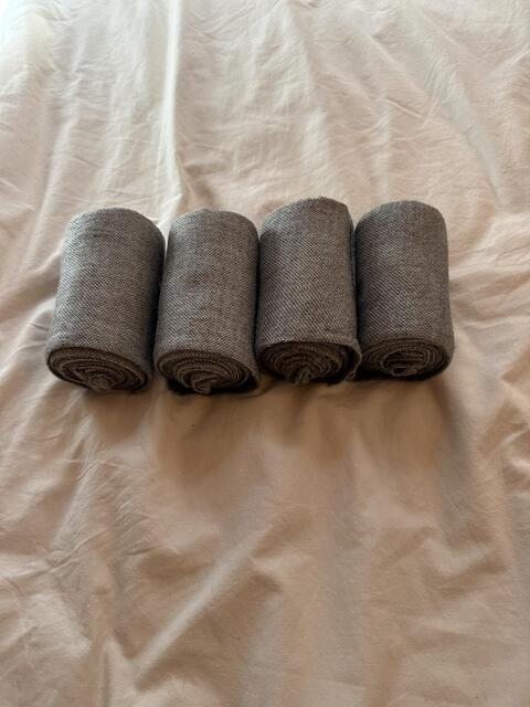 Bandes de polo x4 grises