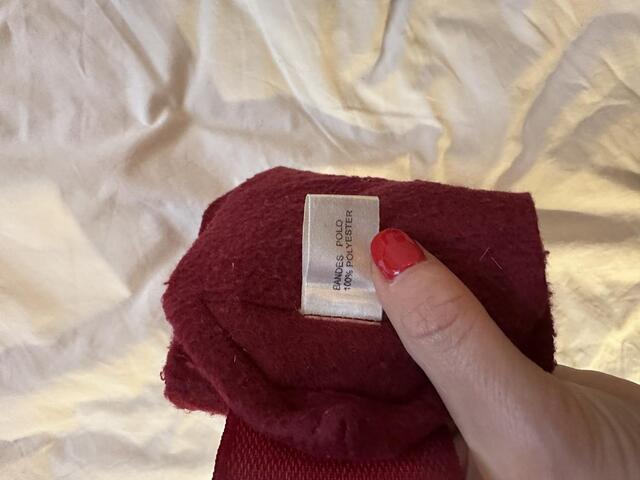 Bandes de polo x2 bordeaux