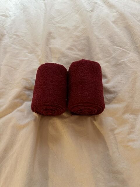 Bandes de polo x2 bordeaux
