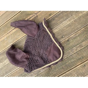HKM - Bonnet marron et or