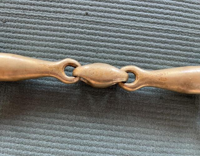 Mors double brisure en laiton