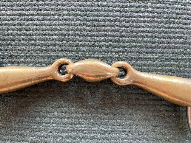 Mors double brisure en laiton