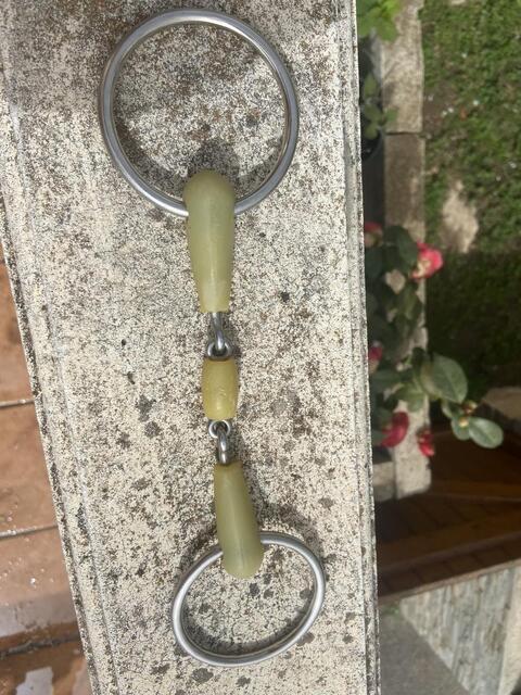 Mors simple double brisure en résine