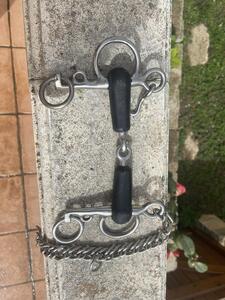 Mors Pelham caoutchouc