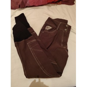 Pantalon equitheme marron