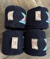 Bandes de polo cheval RG ITALY bleu marine écossais