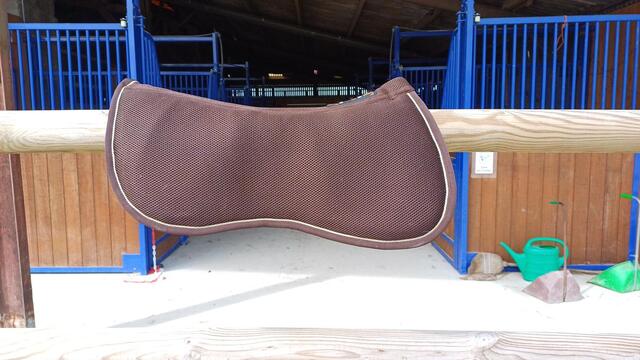 Amortisseur Tdet 3D mesh doublé mouton synthétique marron
