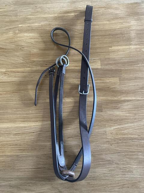 Martingale cuir marron