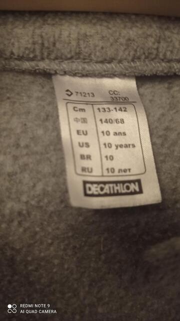 Veste polaire 10 ans