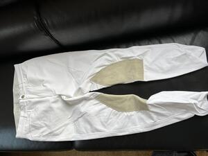 PANTALON DE CONCOURS (homme) - KENTUCKY - BLANC