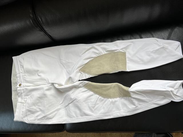 PANTALON DE CONCOURS (homme) - KENTUCKY - BLANC