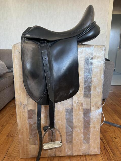 Selle DA SADDLES 17' Cuire Noir