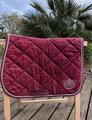 Tapis bordeaux à strass Equithème