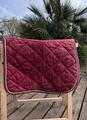 Tapis bordeaux à strass Equithème