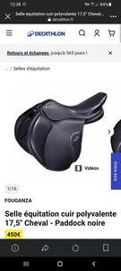 Selle Roméo Décathlon