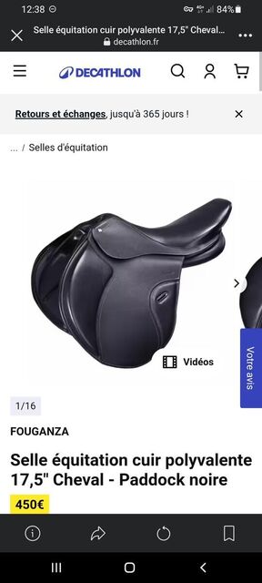 Selle Roméo Décathlon