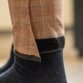 Pantalon d’équitation - vintage - à carreaux marron/beige - Taille 34/36