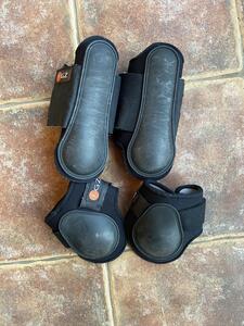 Protections guêtres et protèges boulets noirs taille Cob