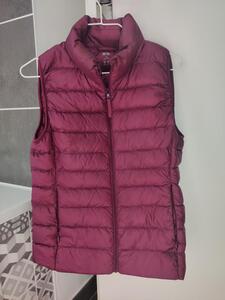 Doudoune prune XS sans manche