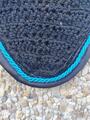 Bonnet Equidées noir/bleu canard