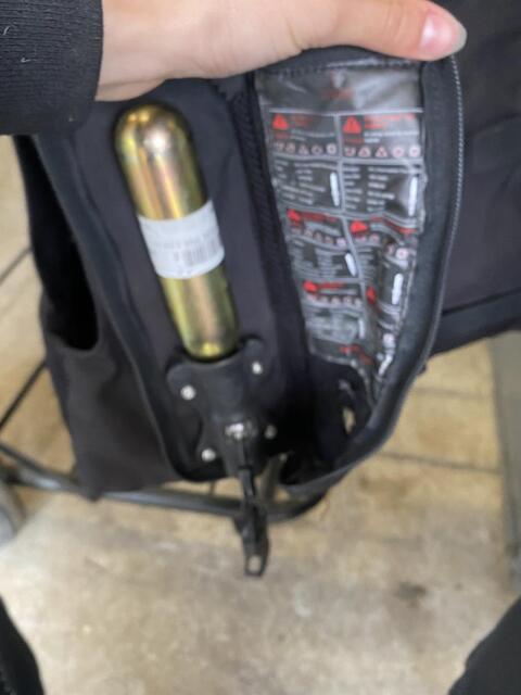 Air bag spark