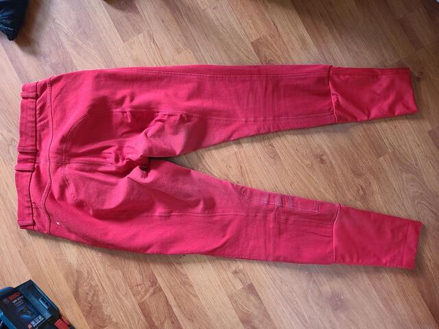 Pantalon Hervé Godignon T36 rouge