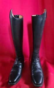 Superbes bottes équitation en cuir noir HPB, neuves, 39