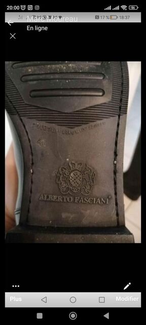 Bottes en cuir Alberto Fasciani