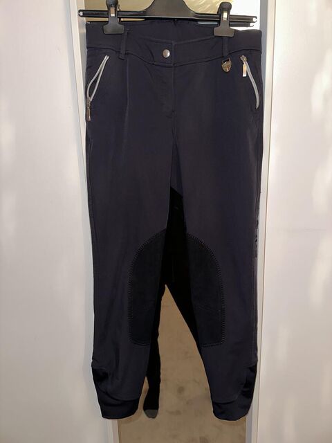 Pantalon d'équitation bleu marine