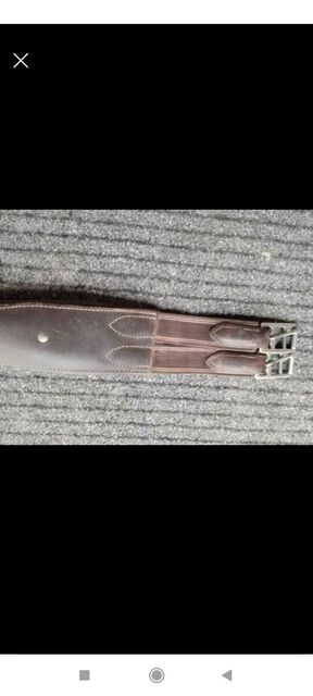 Sangle cuire marron 125cm