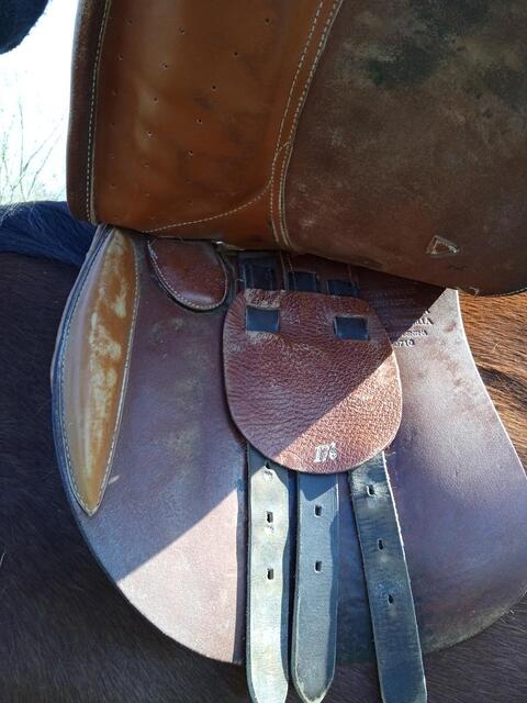 Selle mixte havane 17.5 pouces