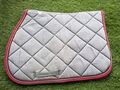 Tapis de selle gris/bordeaux