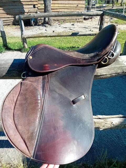 Selle mixte randonnée cuir
